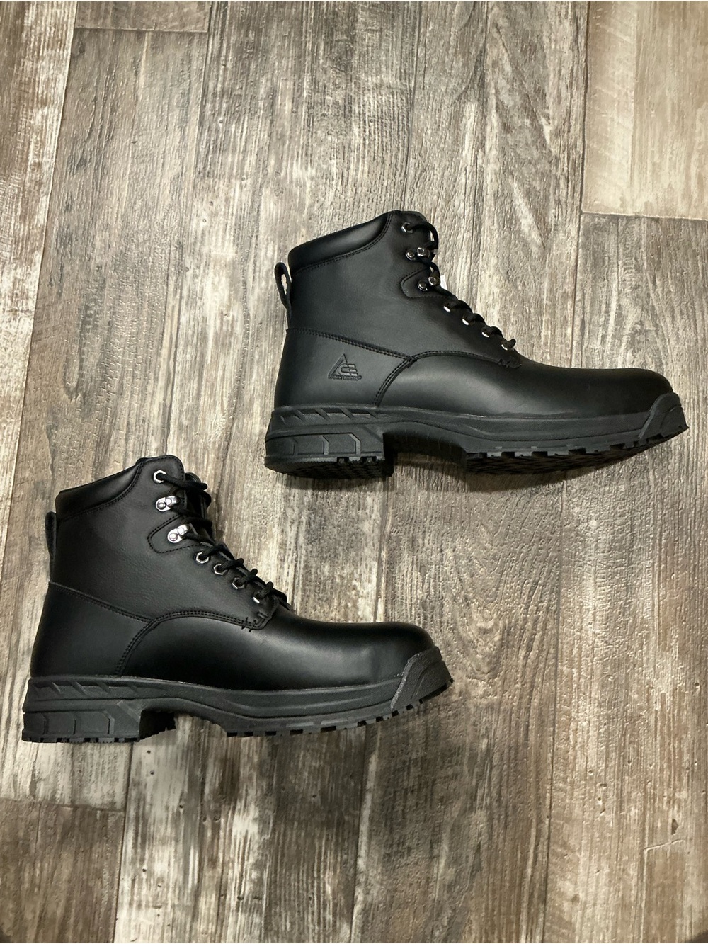 Shoes For Crews Men's Black Lace-Up Work Boot Size 12 - Picture 12 of 16